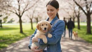 愛犬のお散歩デビューはいつから？抱っこ散歩で育む健やかな心と安心ガイド